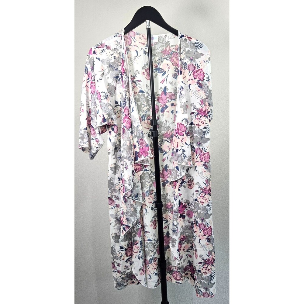 LuLaRoe Shirley Kimono Womens Small‎ Floral Duster Cardigan Boho Layering
